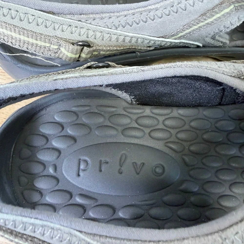 Privo by Clarks Fisherman Leather Bungee Sandals Women Size 10M Sporty Gorpcore